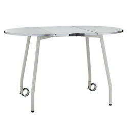 Calligaris Blitz Folding Dining Table, White